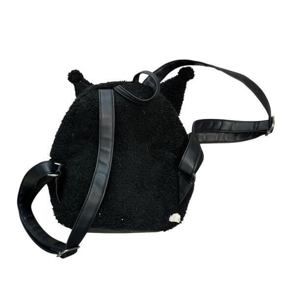Loungefly Sanrio Kuromi Soft Plush Sherpa Mini Backpack Purse Bag Cosplay